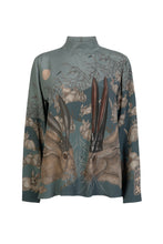 Load image into Gallery viewer, The Floating Rabbits High Neck Blouse