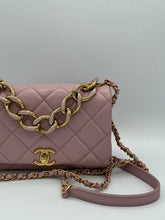 Load image into Gallery viewer, CHANEL Quilted Small Color Match Flap in Light Pink