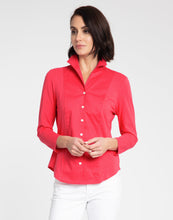 Load image into Gallery viewer, Donna 3/4 Sleeve Wing Collar "T" Shirt