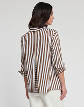 Load image into Gallery viewer, Xena 3/4 Sleeve Stripe/Gingham Top