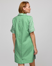 Load image into Gallery viewer, Aileen Short Sleeve Stripe/Gingham Dress