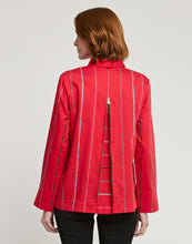 Load image into Gallery viewer, Zena Long Sleeve Rouge Multi Stripe Shirt