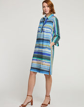 Load image into Gallery viewer, Charlotte 3/4 Sleeve Tencel Stripe Dress