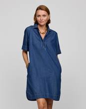 Load image into Gallery viewer, Aileen Short Sleeve Denim Dress
