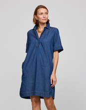 Load image into Gallery viewer, Aileen Short Sleeve Denim Dress