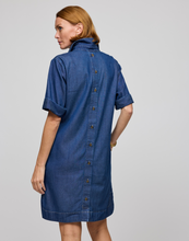 Load image into Gallery viewer, Aileen Short Sleeve Denim Dress