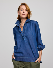 Load image into Gallery viewer, Aileen 3/4 Sleeve Denim Shirt