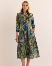 Load image into Gallery viewer, Martina 3/4 Sleeve Opulent Paisley Dress