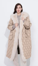 Load image into Gallery viewer, Long Down Jacket with Sailor Fox Collar