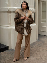 Load image into Gallery viewer, Short Down Jacket with Sailor Fox Collar