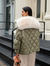 Load image into Gallery viewer, Short Down Jacket with Sailor Fox Collar