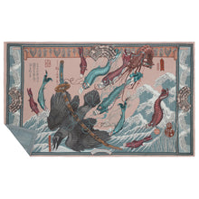 Load image into Gallery viewer, Koinobori Karasu Cashmere-Lined Stole