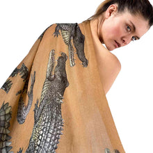 Load image into Gallery viewer, Crocodile Cashmere Scarf