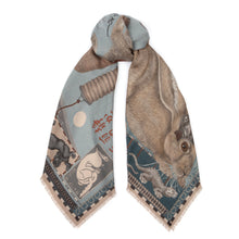 Load image into Gallery viewer, The Floating Rabbits Wool Silk Shawl