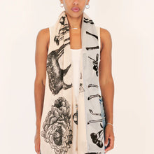 Load image into Gallery viewer, Woodland 3 Color Felted Cashmere Scarf