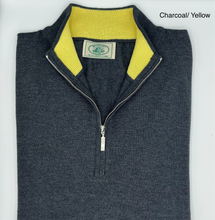 Load image into Gallery viewer, Scottish Cashmere/Silk Quarter Zip