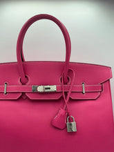 Load image into Gallery viewer, Hermès Birkin 35 Tyrien Rose
