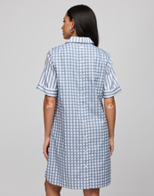 Load image into Gallery viewer, Aileen Short Sleeve Stripe/Gingham Dress