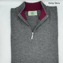 Load image into Gallery viewer, Scottish Cashmere/Silk Quarter Zip