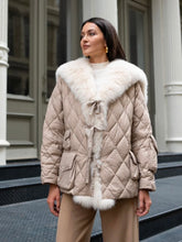 Load image into Gallery viewer, Short Down Jacket with Sailor Fox Collar