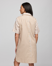 Load image into Gallery viewer, Aileen Short Sleeve Stripe/Gingham Dress