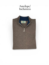 Load image into Gallery viewer, Jimmy 3/4 Zip Cashmere/Silk