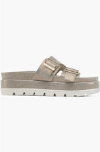 Load image into Gallery viewer, Bianca Sandal - Bronze metallic leather