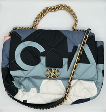 Load image into Gallery viewer, Chanel 19 Flap Shoulder Handbag Quilted Printed