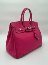Load image into Gallery viewer, Hermès Birkin 35 Tyrien Rose
