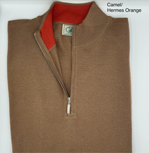 Load image into Gallery viewer, Scottish Cashmere/Silk Quarter Zip