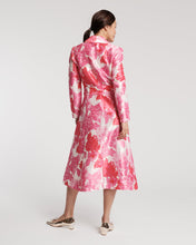 Load image into Gallery viewer, Lucille Wrap Dress Pink Hydrangea