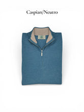 Load image into Gallery viewer, Jimmy 3/4 Zip Cashmere/Silk