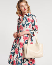 Load image into Gallery viewer, Portia Satchel Crinkled Leather Oyster