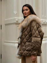 Load image into Gallery viewer, Short Down Jacket with Sailor Fox Collar