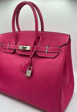 Load image into Gallery viewer, Hermès Birkin 35 Tyrien Rose