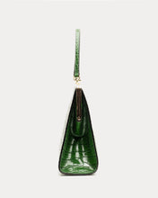 Load image into Gallery viewer, Jackie Frame Bag Croc Embossed Leather Green