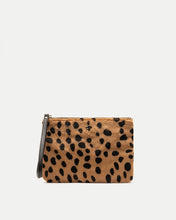Load image into Gallery viewer, Cheetah Faux Fur Wristlet