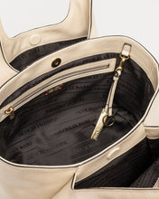 Load image into Gallery viewer, Portia Satchel Crinkled Leather Oyster