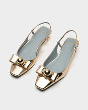 Load image into Gallery viewer, Aubrey Slingback Flat Platino