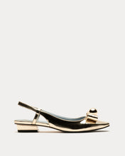 Load image into Gallery viewer, Aubrey Slingback Flat Platino
