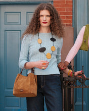 Load image into Gallery viewer, June Suede Leather Bag Chestnut