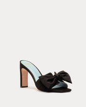 Load image into Gallery viewer, Hilary Satin Heel Black