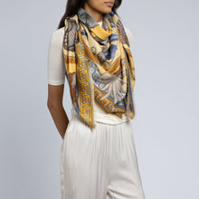 Load image into Gallery viewer, Dancing Delphinus Illustrated Scarf