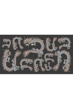 Load image into Gallery viewer, Dragon Handprinted Scarf