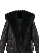 Load image into Gallery viewer, Long Down Jacket with Sailor Fox Collar