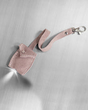 Load image into Gallery viewer, Recontre Equestre Top Handle Shoulder Bag Champagne Rose Suede