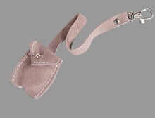 Load image into Gallery viewer, Marquise Paris Recontre Équestre Top Handle Shoulder Bag Champagne Rose Suede