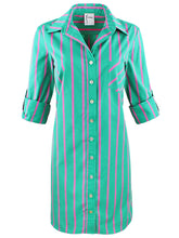 Load image into Gallery viewer, Alex Shirtdress Palm Beach Stripe
