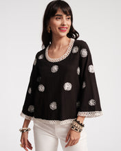 Load image into Gallery viewer, Fiona Scribble Embroidery Top