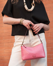 Load image into Gallery viewer, Freddie Soft Pouch Crinkled Leather Bag Pink